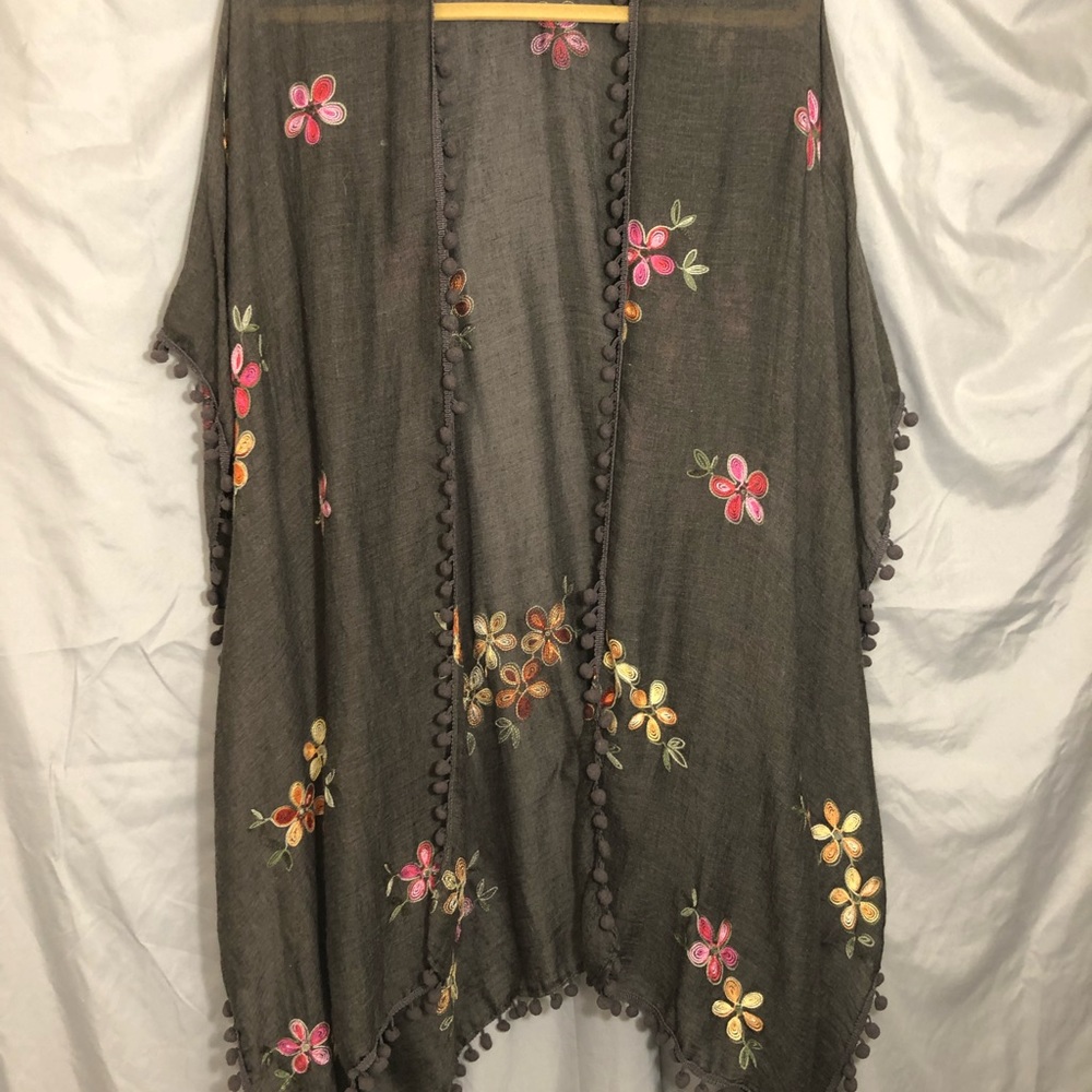 Gray Cover-Up/Shawl